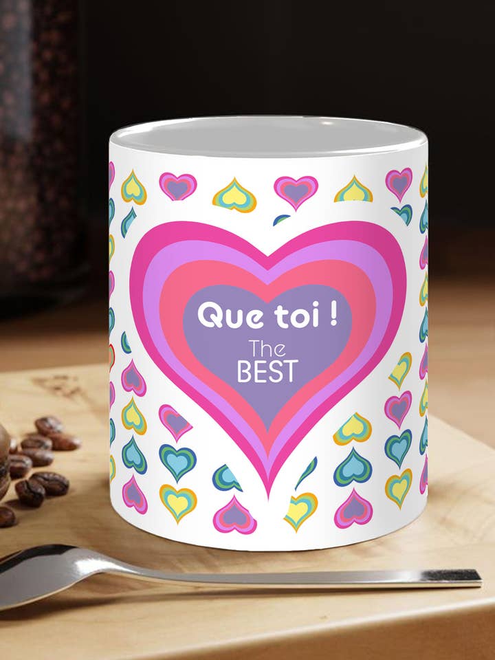 Valentine's Day Mug - Only You - The Best - PINK for wholesale by Miss Iz