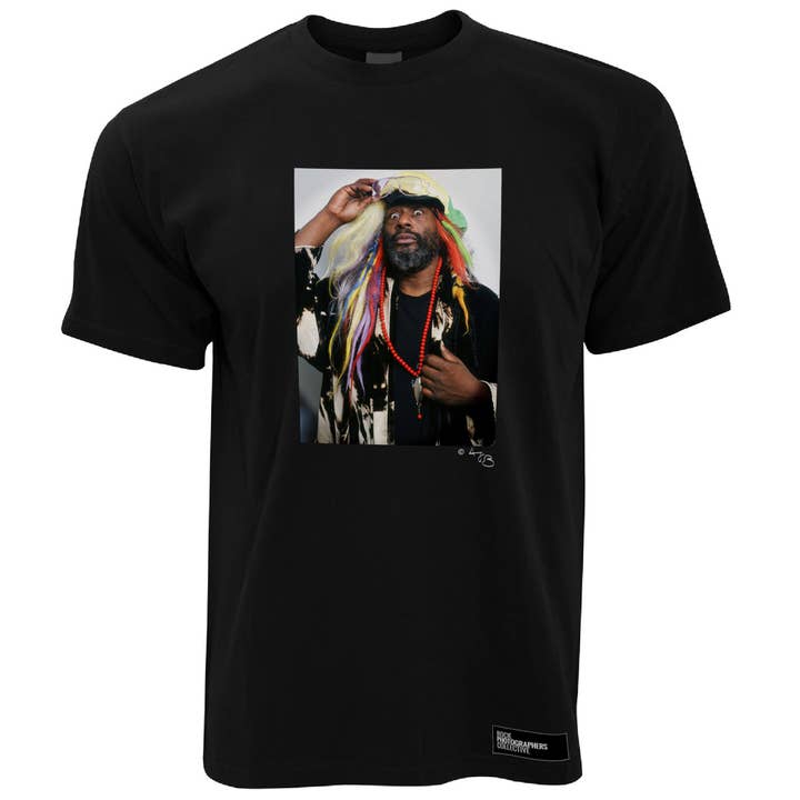 George Clinton Men's T-Shirt for wholesale by Rock Photographers Collective