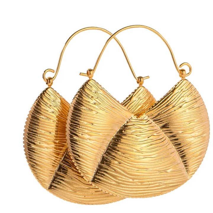 HoopLa - Venta al por mayor Pendientes de aro - Pendiente tipo argolla de cristal, acero grabado con láser0