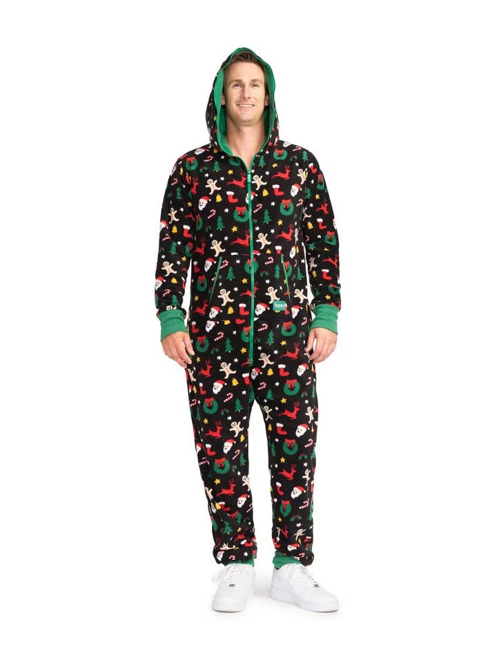 Tipsy Elves – Großhandel Einteiler – Herren – Cookie Cutter Jumpsuit - Herren Weihnachts-Einteiler