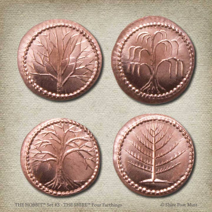The Hobbit™ Set #3 - The Shire Four Farthings for wholesale by Shire Post Mint