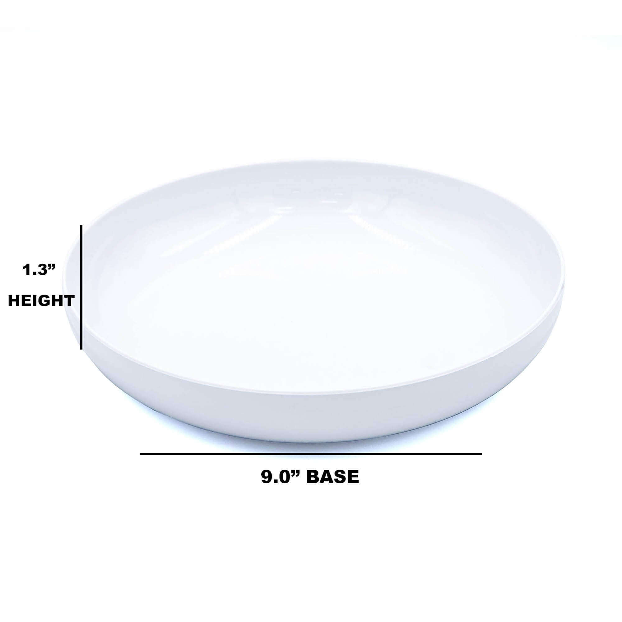 UNIMIX FLORAL - Wholesale Decorative Plate/Dish/Bowl -  Plastic Dish Saucer, Floral, Wedding & Holiday 9"3