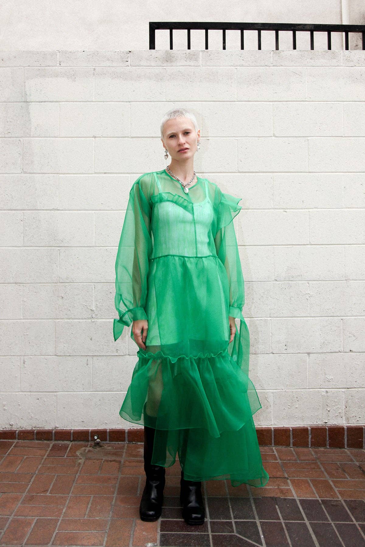 Nine Twenty-Seven Dress in Lime for wholesale on Faire0
