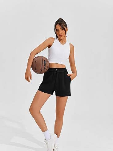 Suhkasana - Wholesale Athletic shorts – Women's - Women's High-Waisted Drawstring Jogger Shorts – Casual Sports Shorts20