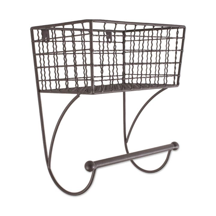 Small Rustic Bronze Farmhouse Towel Rack for wholesale by Welcome Home Unbeatable Deals