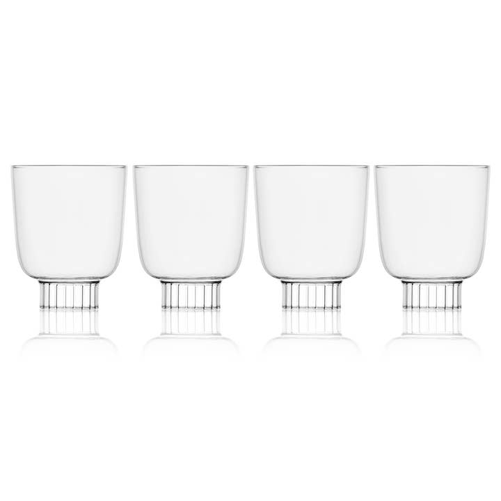 Clear Romantic Cocktail Glasses Grande | Set of Four for wholesale on Faire
