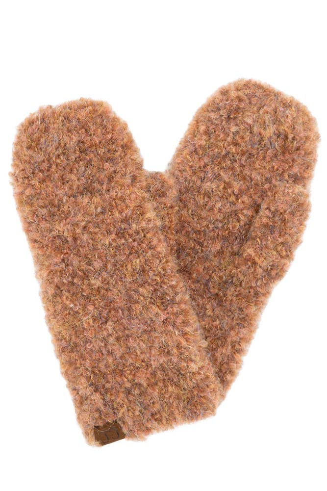 Hana - Wholesale Mittens - Women's - C.C Mixed Color Boucle Mittens4
