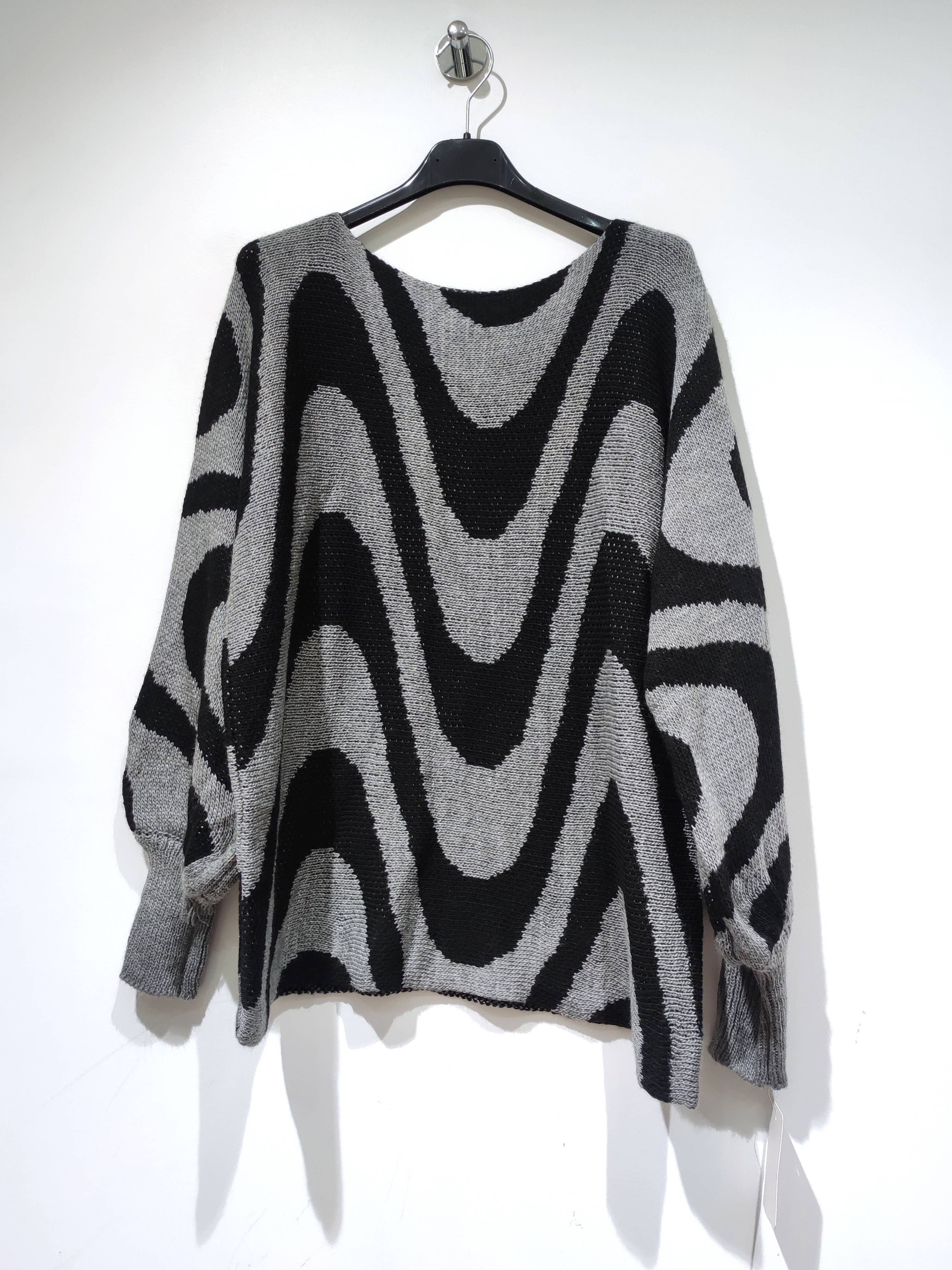 Pomelo paris – Pulôver - Mulher por atacado – roma Pull Ondas - Pack 12 PCS12