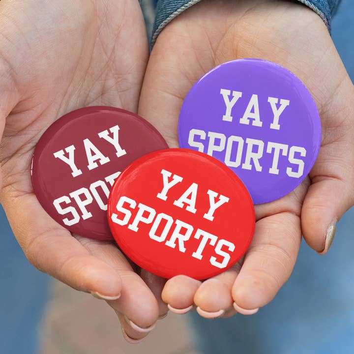 Botão Dia de Jogo | Yay Desporto | Personalizável por atacado de GameDayDrips