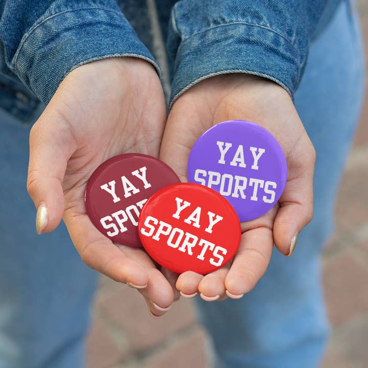 GameDayDrips – wholesale Lapel pin/button – Game Day Button | Yay Sports | Customizable1
