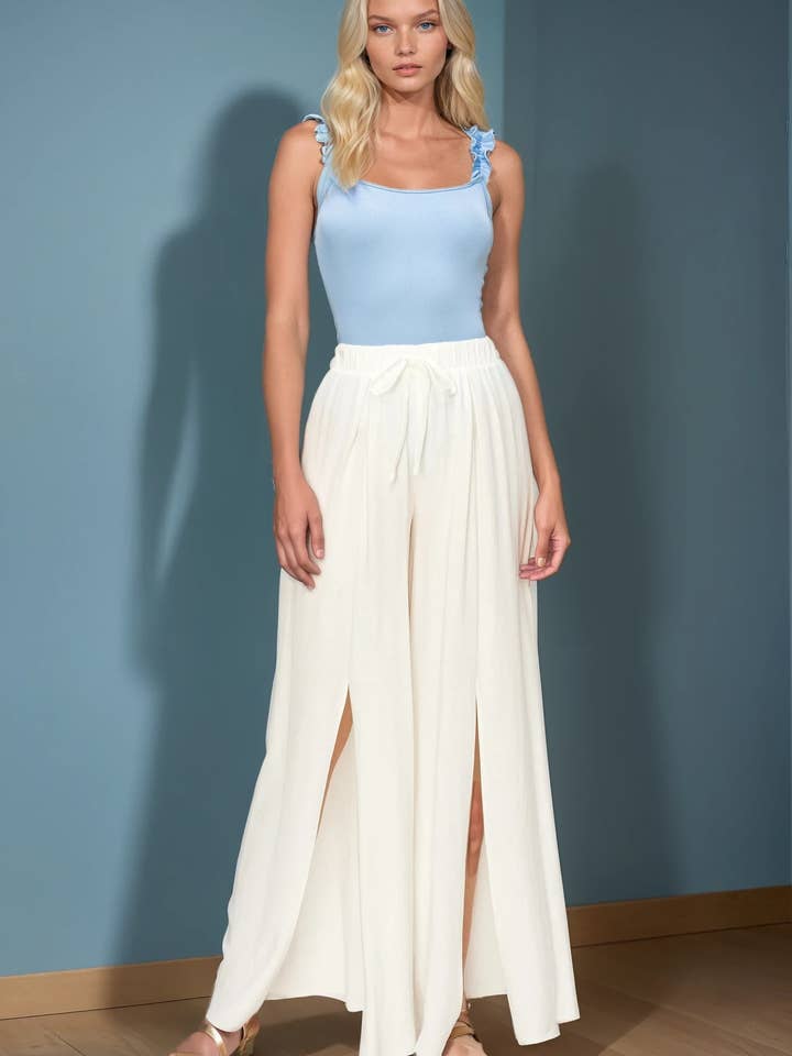 PALAZZOBUKSER I MASSIVT HØR MED DELT BEN - ELFENBEN 2327 for engroshandel hos WISTERIA LANE