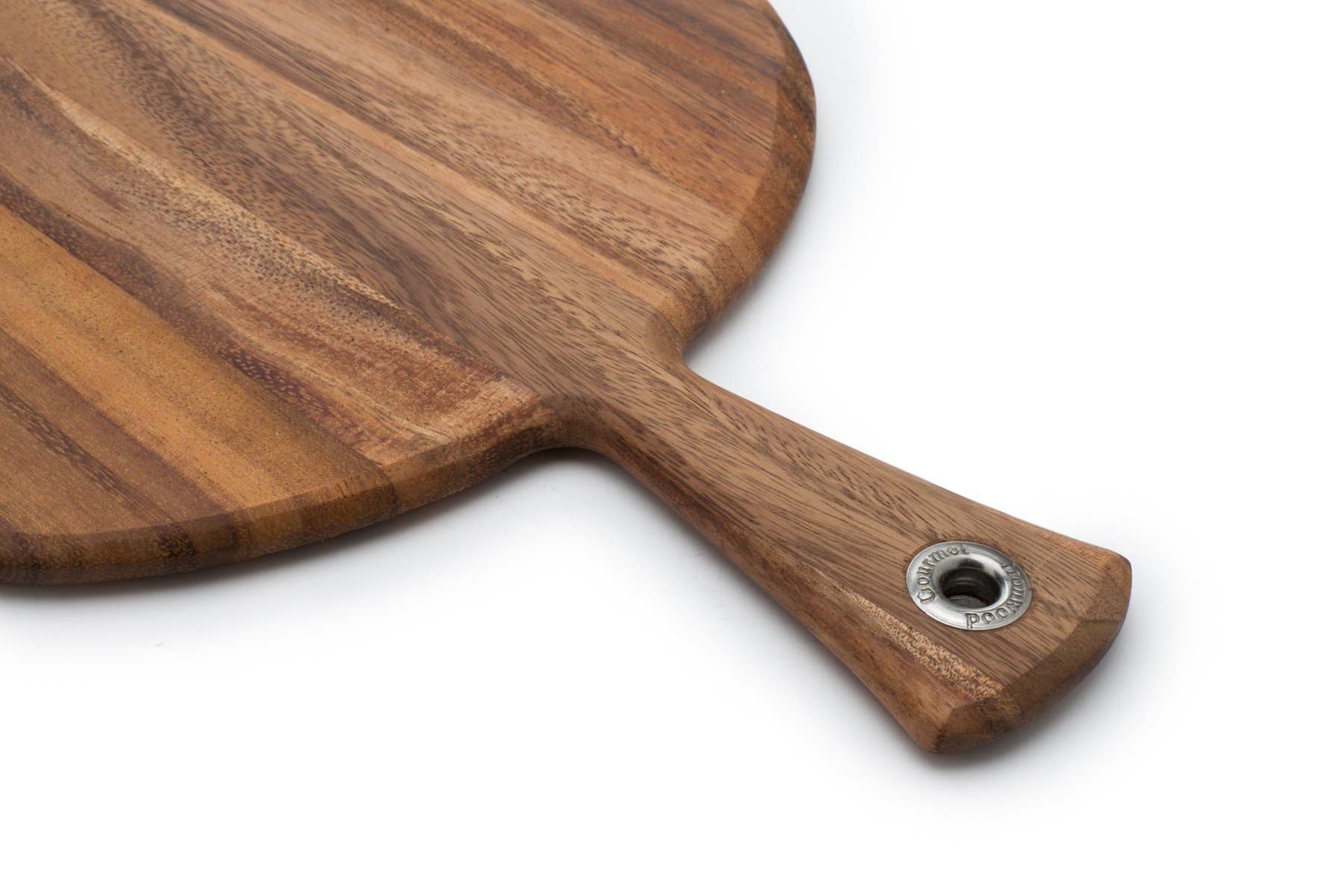 Fox Run Brands - Wholesale Cutting Board - Ironwood Round Provencale Paddle Board, Acacia, 12" x 16"4