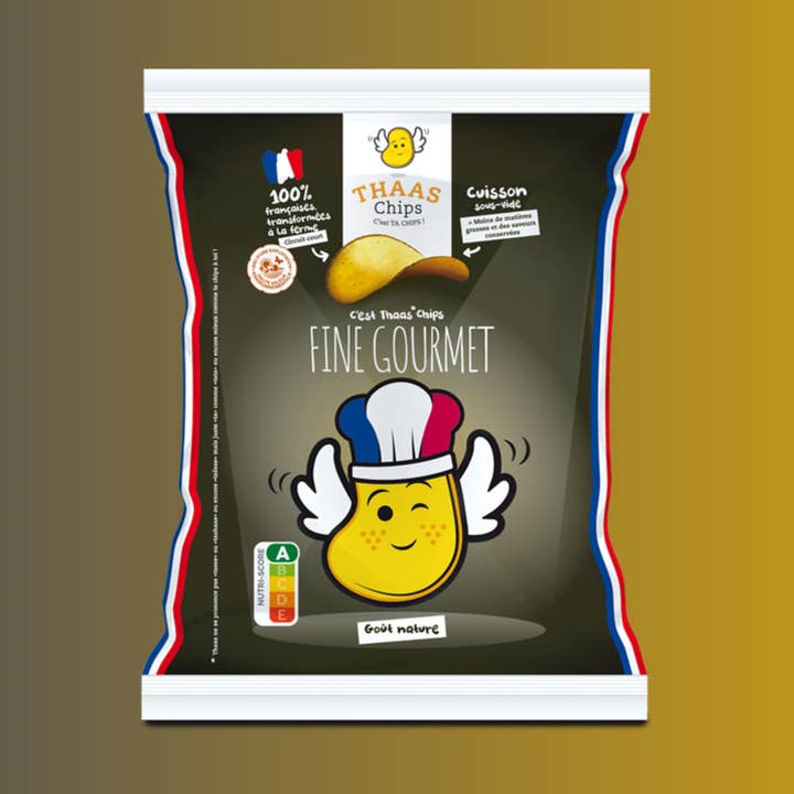 CHIPS FINE GOURMET 110g "Plain" for wholesale by Thaas Chips