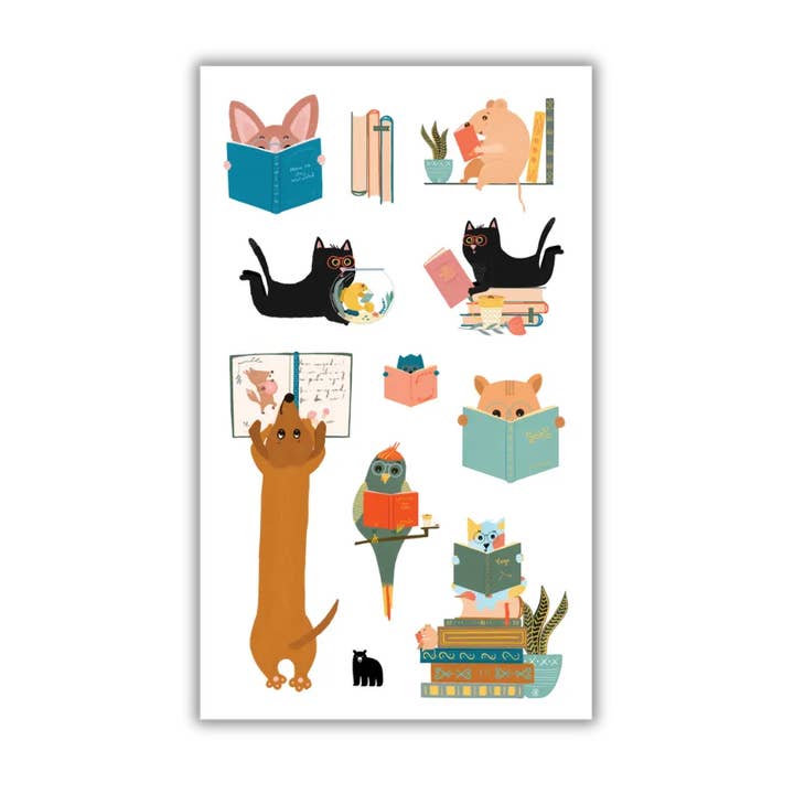Bookish Buddies pour la vente par Four Bears Sticker Club
