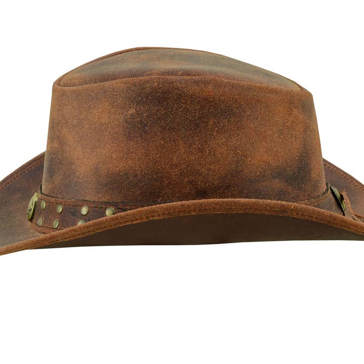 Lesa collection inc - Wholesale Cowboy Hat - Unisex - Arizona Leather Hats for Men & Women Cowboy western style3