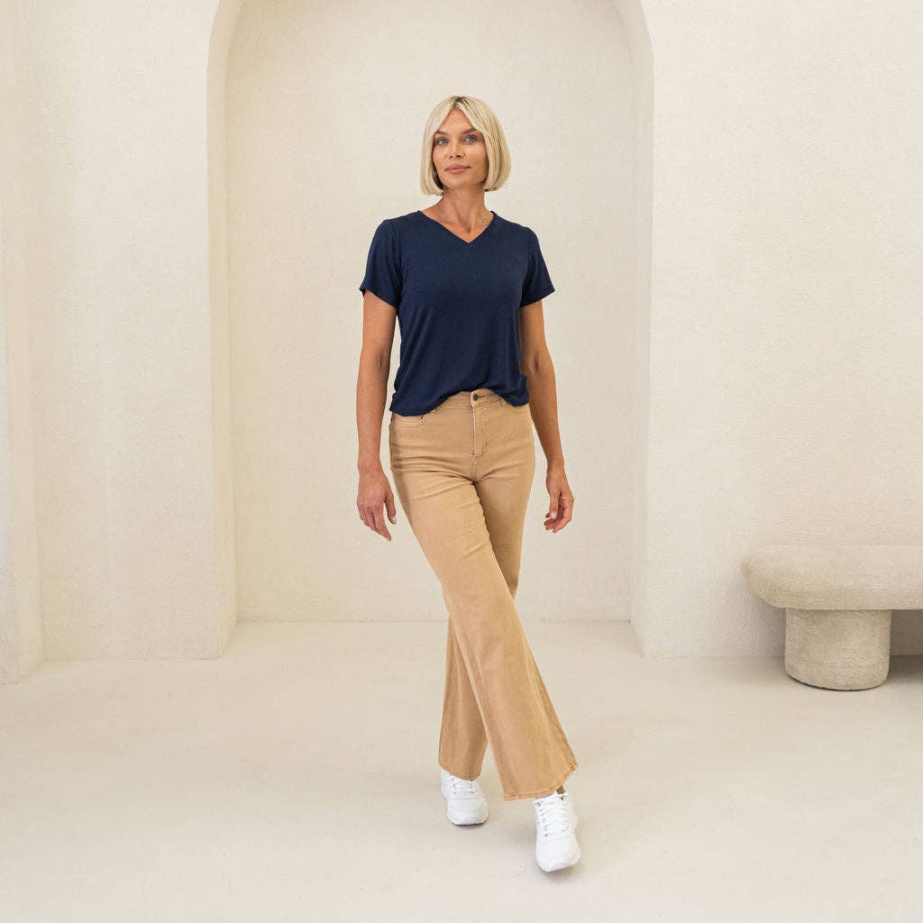 Encircled - Wholesale T-Shirt - Women's - The Going Places V-Neck Tee24