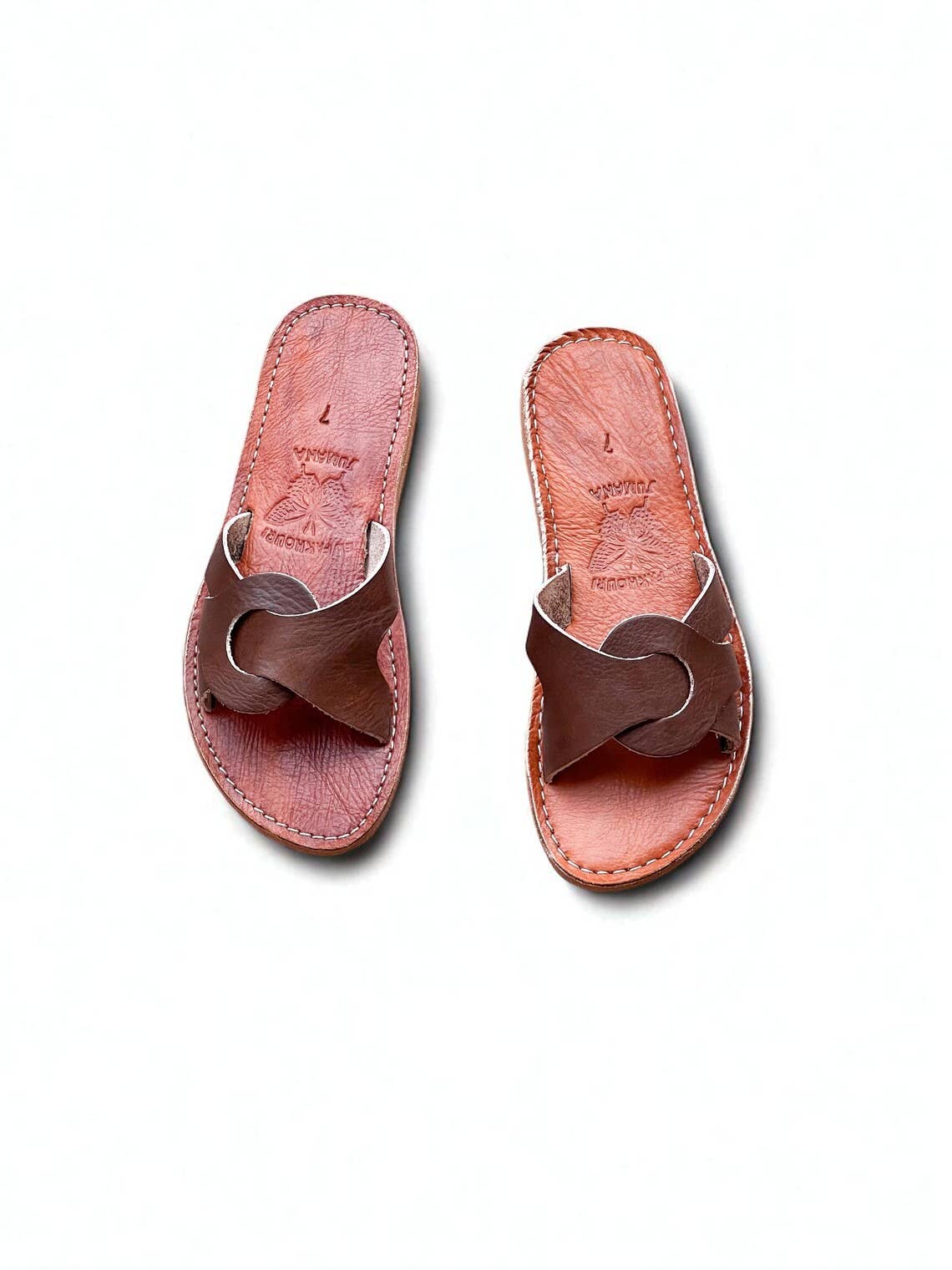 HandmadeBestSeller – wholesale Sandals – Women's – Leather Slide Sandals – Handmade Moroccan Slippers6