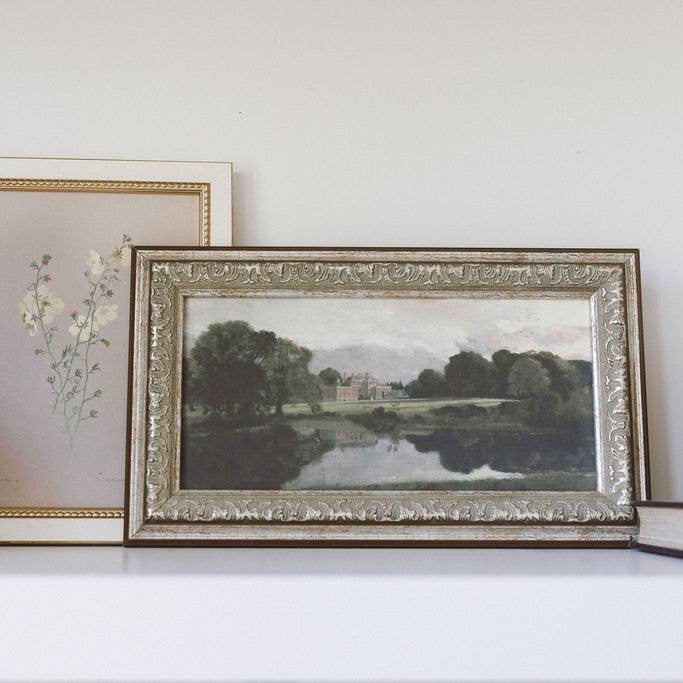 Petal Lane Home - Wholesale Art Print - Malvern Hall in Warwickshire Framed Antique Art3