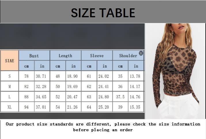 CWTBLL3946_SEXY LEOPARD MESH PRINT SLIM FIT TEE TOP for wholesale on Faire3