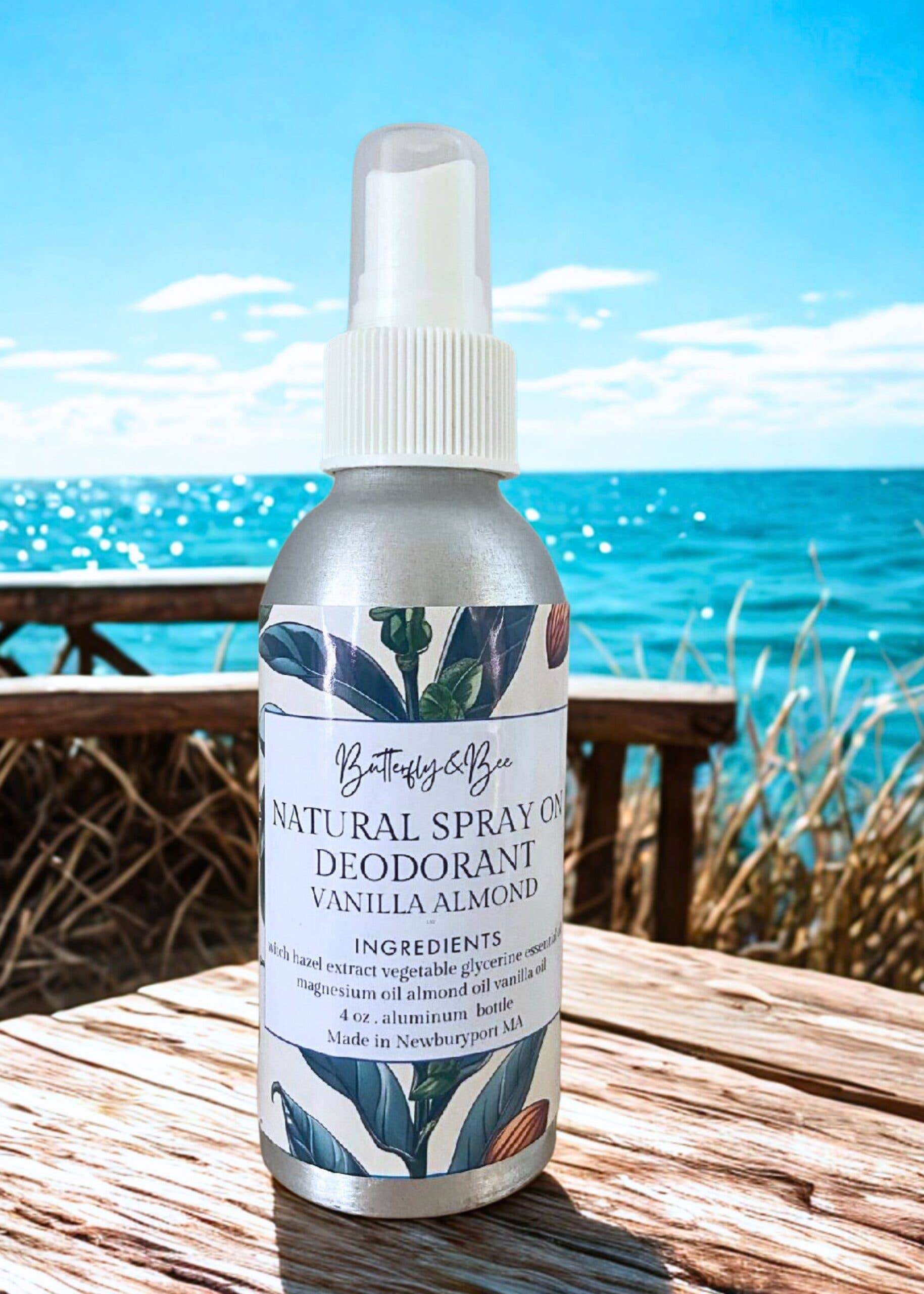 Butterfly&Bee - Wholesale Deodorant - Unisex - All Natural Aluminum-Free Spray Deodorant8