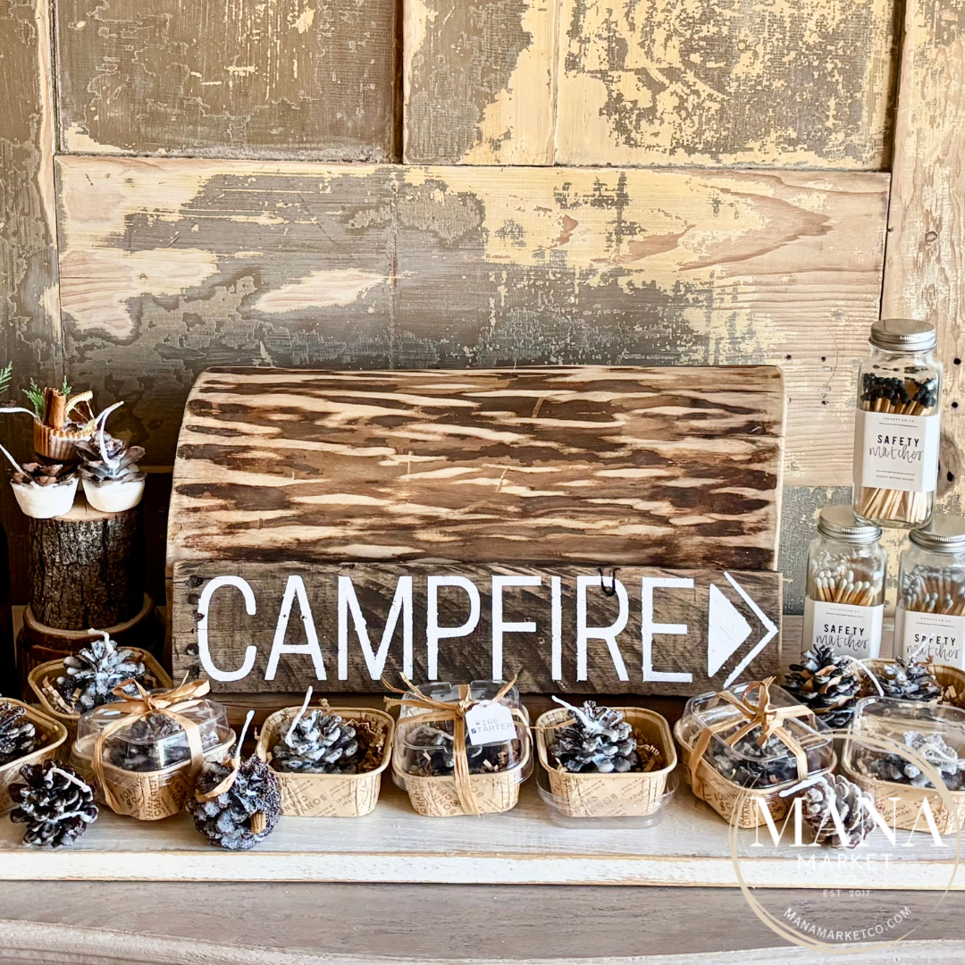 Mana Market Co. - Vente Cadeaux pour invités - Cônes de pin allume-feu cadeaux et souvenirs11