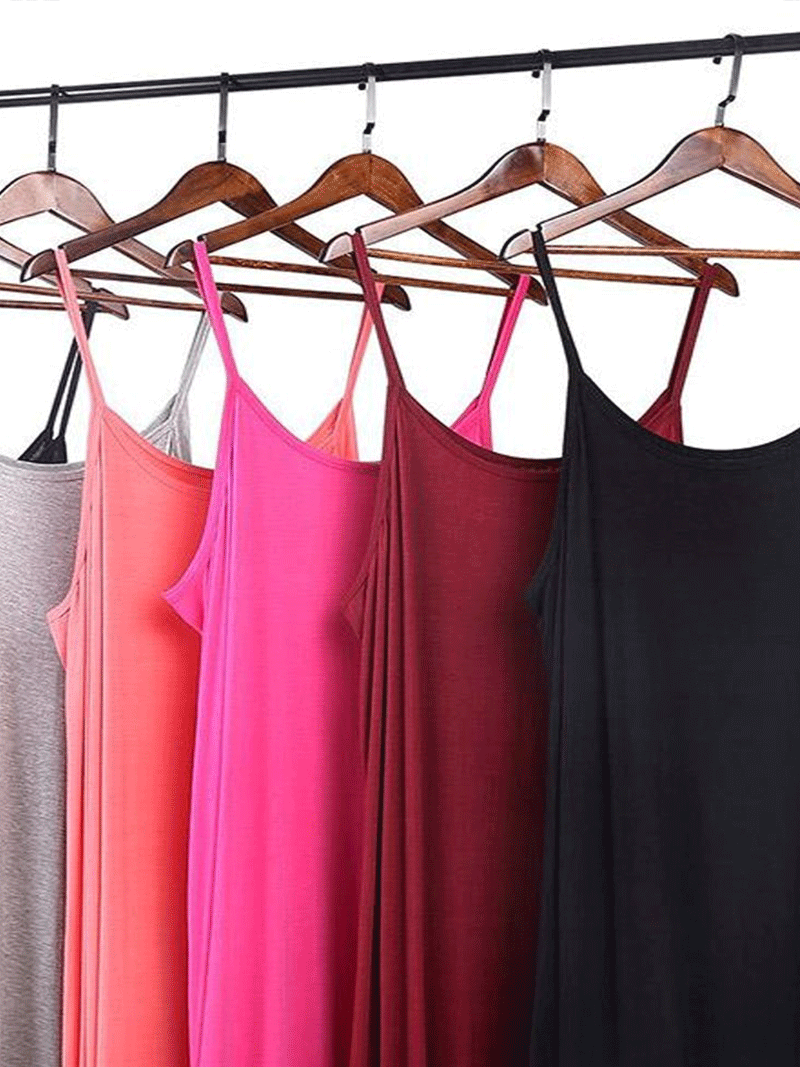 StyleGalX - Vente Robe – femme - Robe nuisette en coton modal de haute qualité2