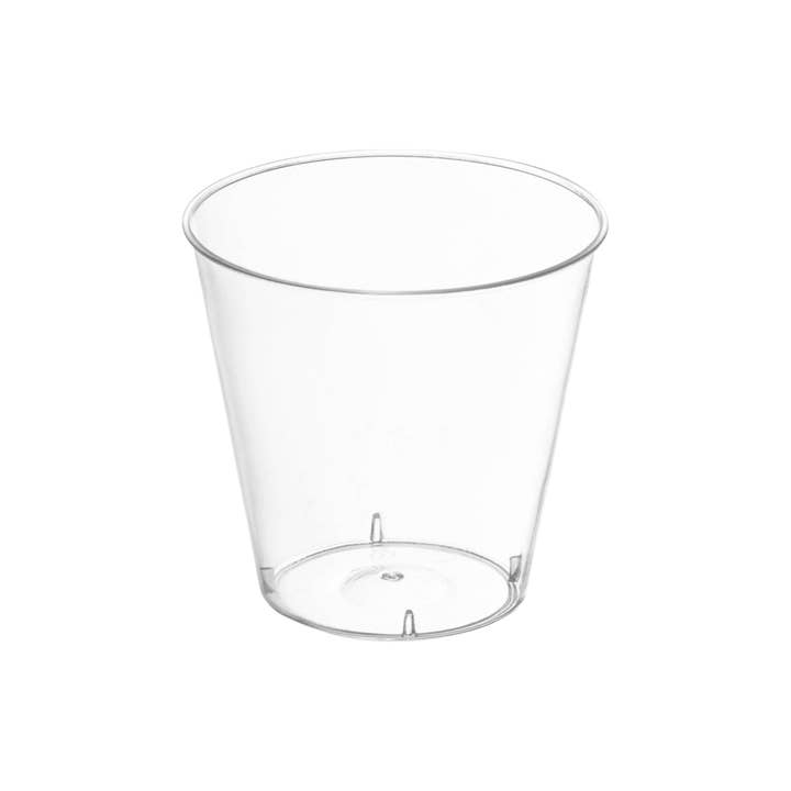 1 oz. Clear Plastic Shot Glasses - 50 pcs for wholesale by Smarty had a Party
