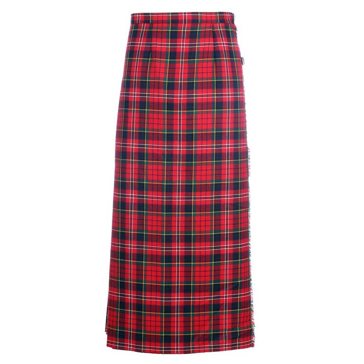 Clearance MTM Ullkilt dam - MacPherson Red Modern - Midja 36 Längd 37 för wholesale av The Scotland Kilt Company