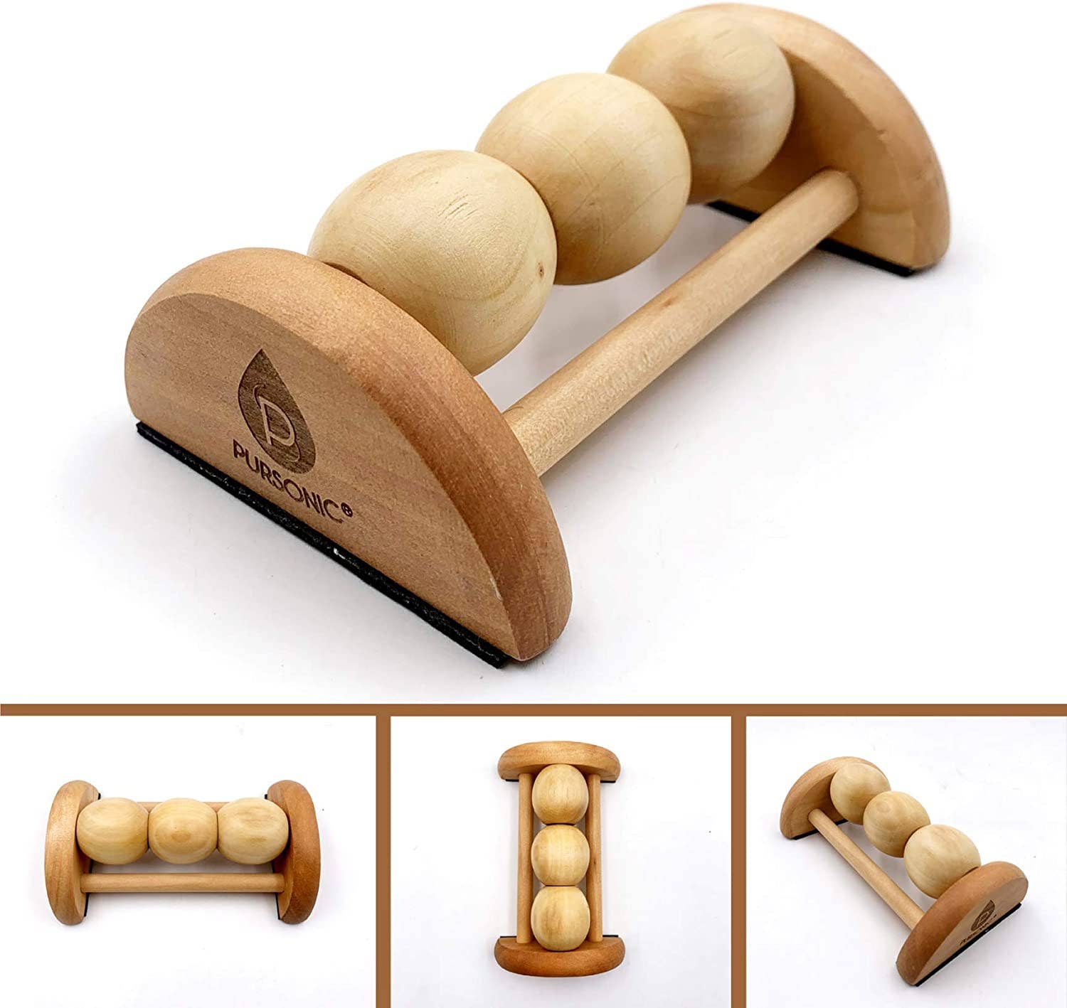 Pursonic - Wholesale Body Massager - Wooden Foot MassagerHMG8203