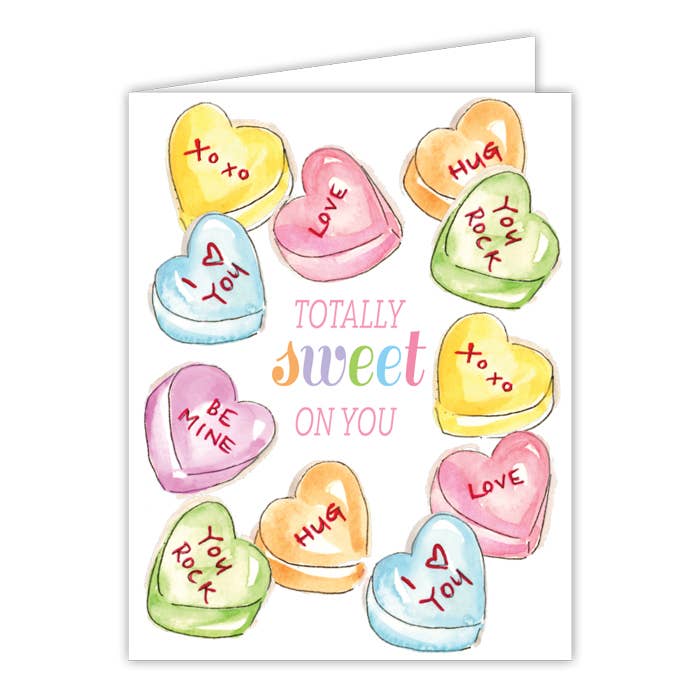 Tarjeta de felicitación Totally Sweet on You Conversation Candies para venta al por mayor de RosanneBeck Collections