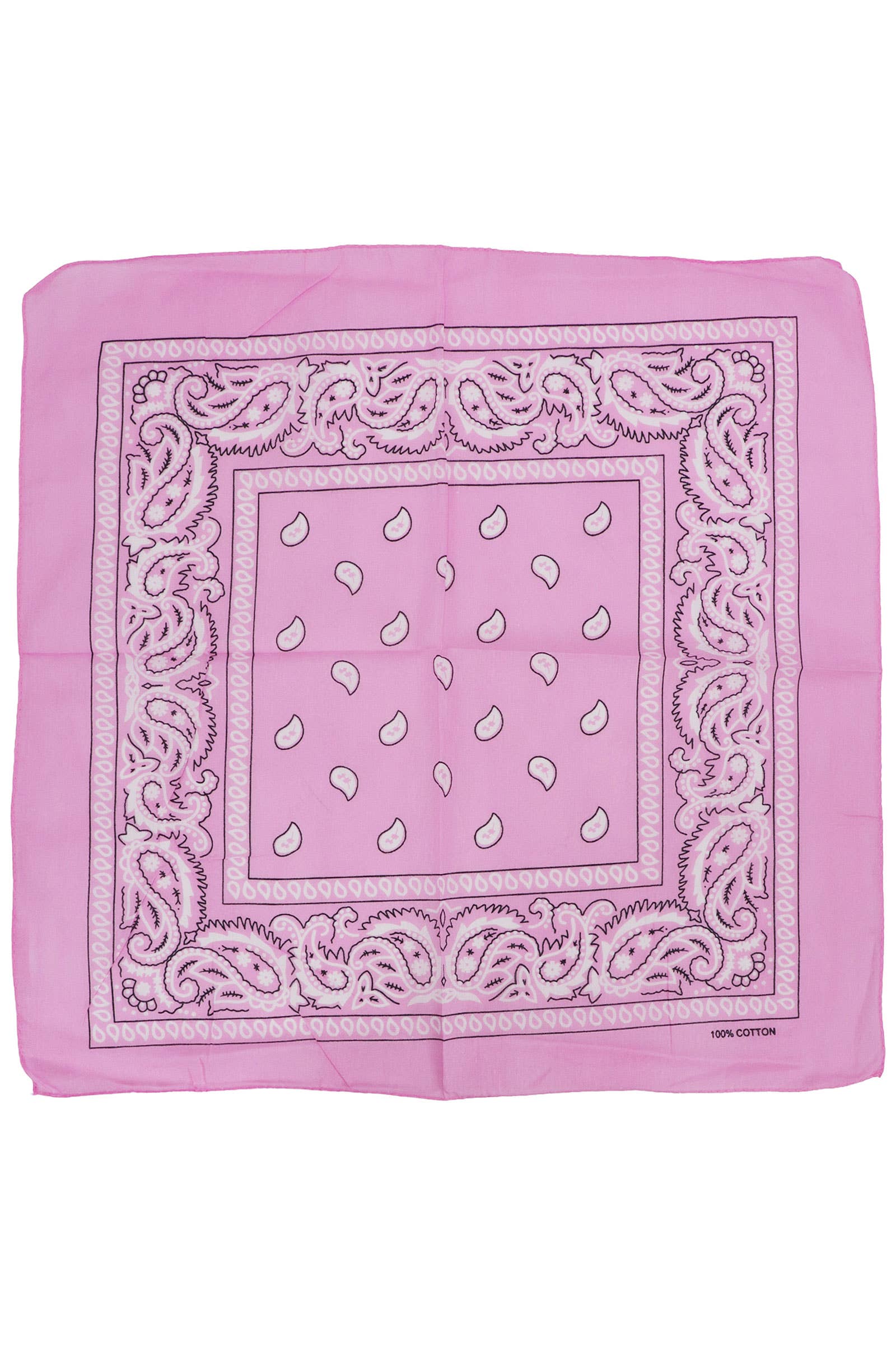 Cap Zone – Engroshandel Bandana - Dame – Klassisk firkantet bandana i bomuld med paisleyprint18