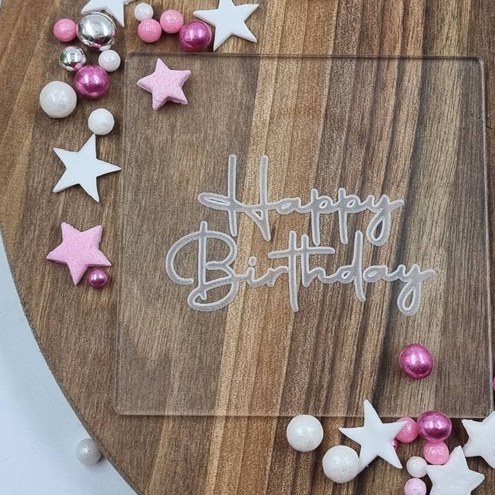 Make and Fun - Wholesale Cookie Cutter - Birthday Fondant Embosser, Cookie Debosser1