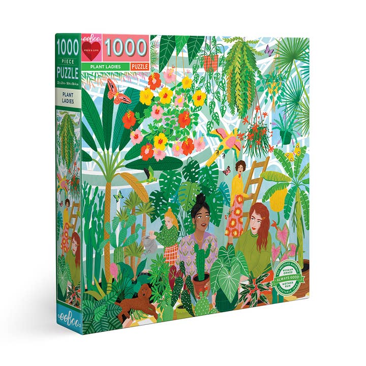 Plant dames 1000 stuk puzzel voor wholesale door eeBoo