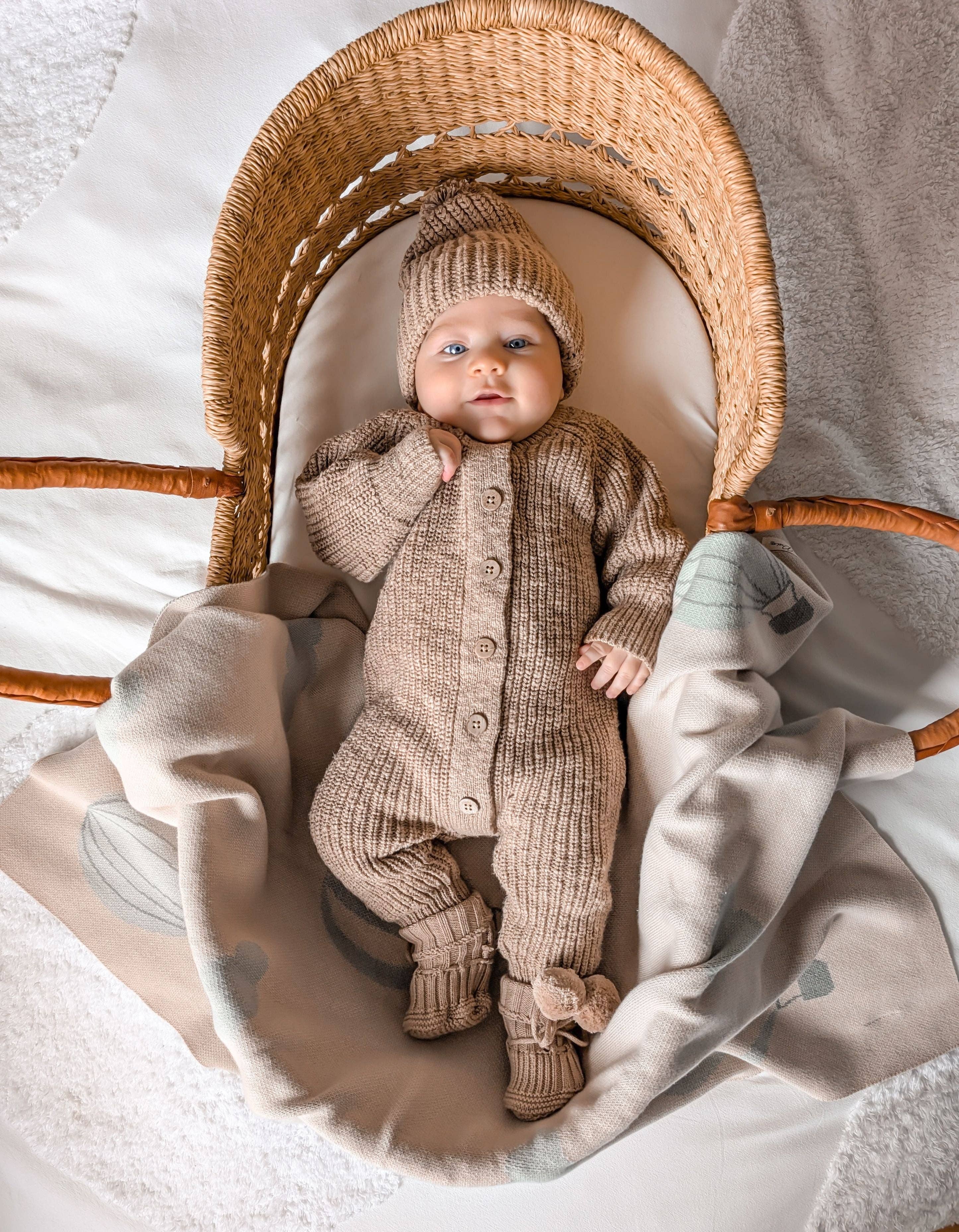 Petite + Co - Vente Couverture de lit – enfant et bébé - COUVERTURE DE MONTGOLFIÈRE0