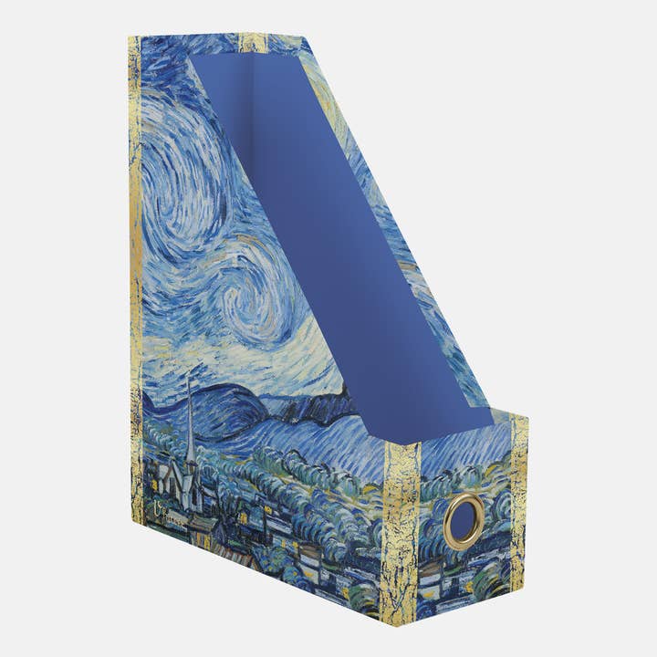 The Gifted Stationery Company - Wholesale Desk Organizer - Desk Organiser (4pcs) - Van Gogh - Starry Nights3