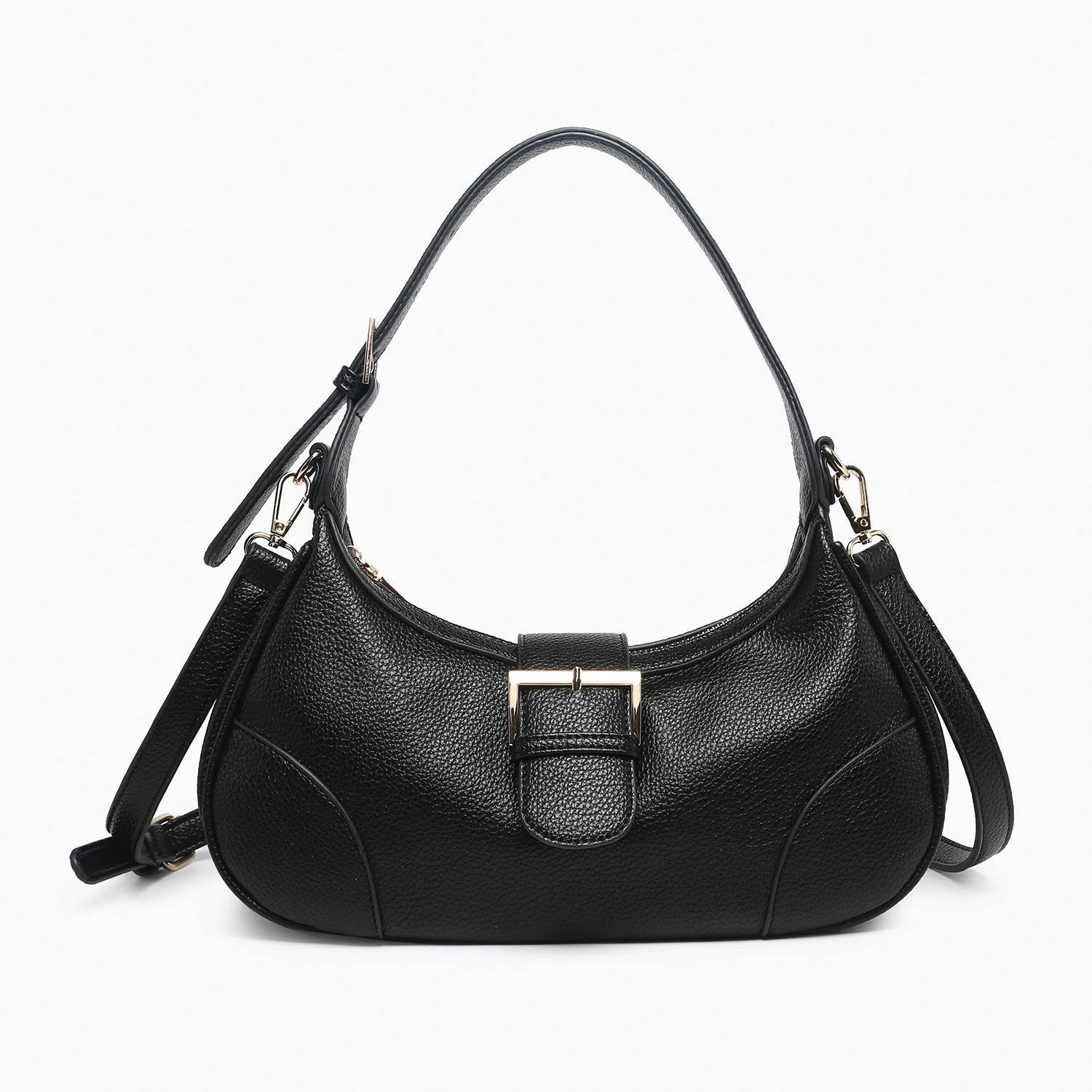 Jen & Co. - Wholesale Shoulder Bag - Women's - JN2646 Madrid Buckle Shaped Shoulder Bag/Crossbody0