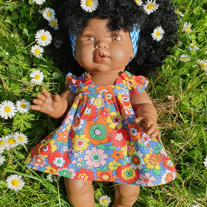 Maman Poule et Papa Coq - Wholesale Doll Clothing - Kids - FROUFROU STRAPPY DRESS2