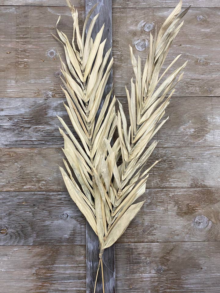 Grey Deco Leaves 39in for wholesale by Wholesale Home Decor