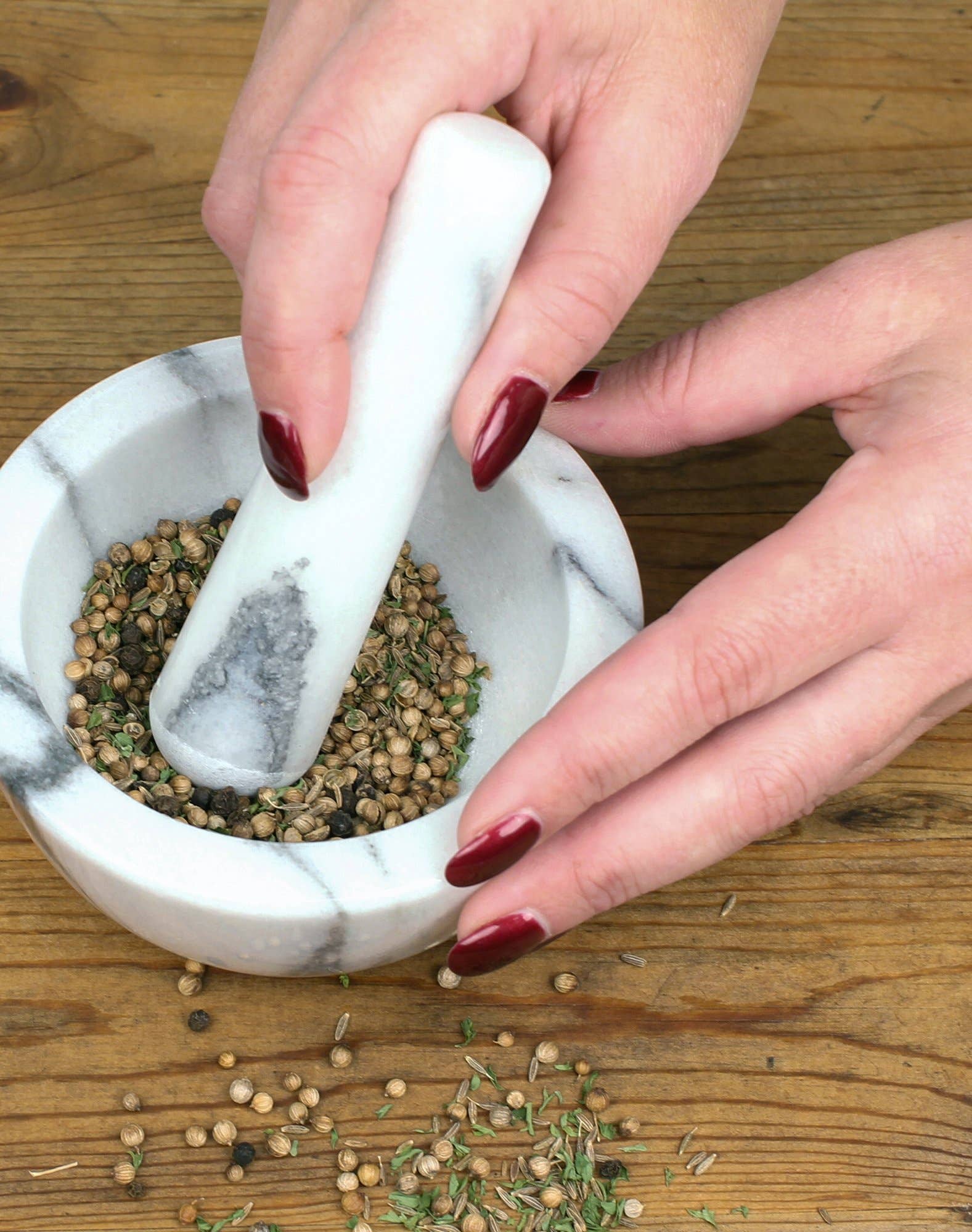 RSVP International - Wholesale Mortar & Pestle - Marble Mortar & Pestle - White10