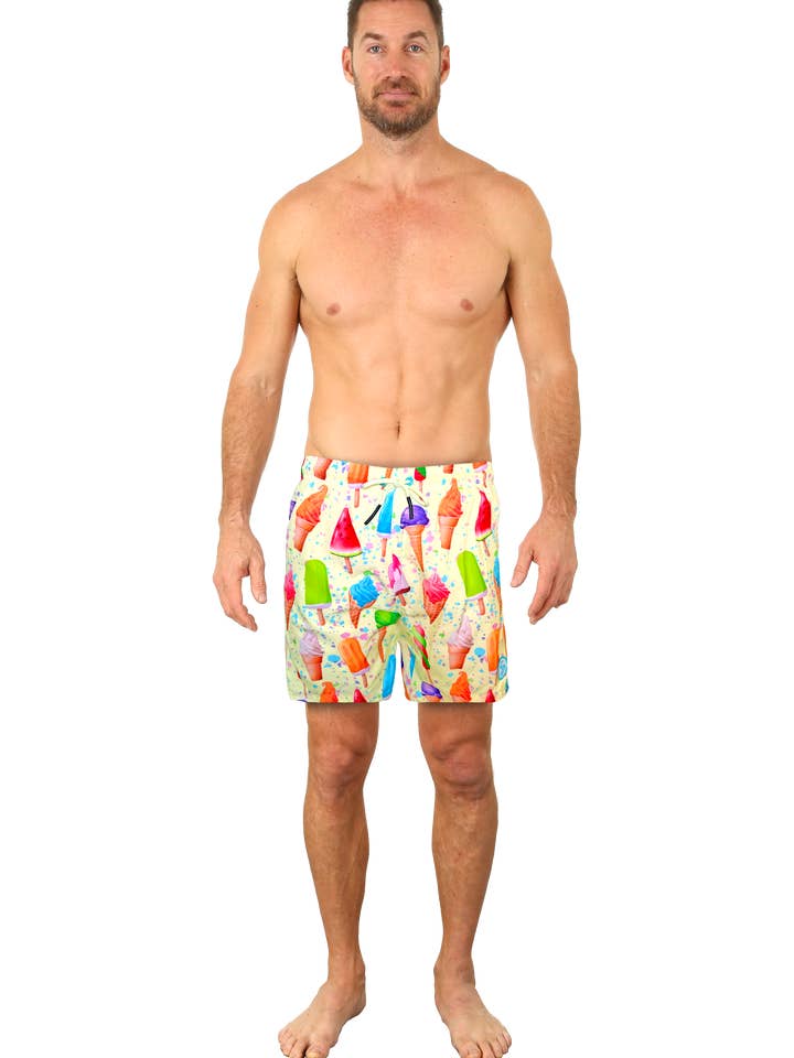 Pantalones cortos de baño elásticos unisex Estilo #2030 para venta al por mayor de Uzzi