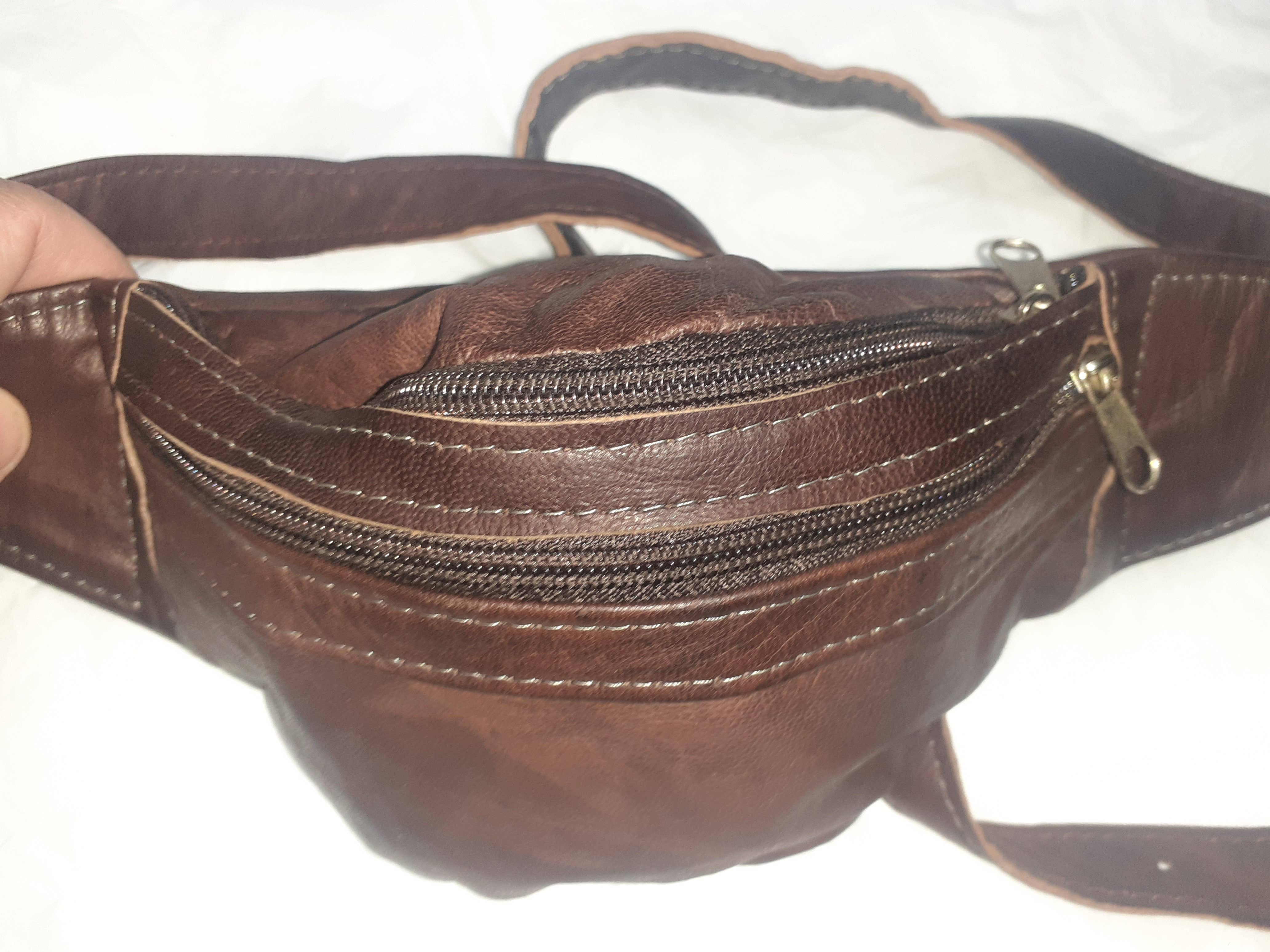 Hecho a mano - Vente Sac ceinture – femme - Sac banane en cuir fait main8