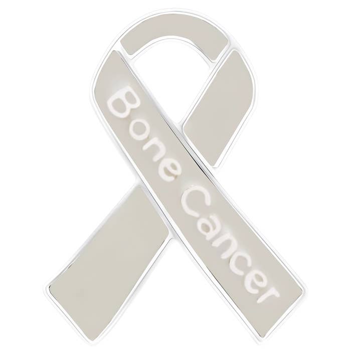 The Awareness Company - Wholesale Lapel Pin/Button - Bone Cancer Awareness Ribbon Pins
