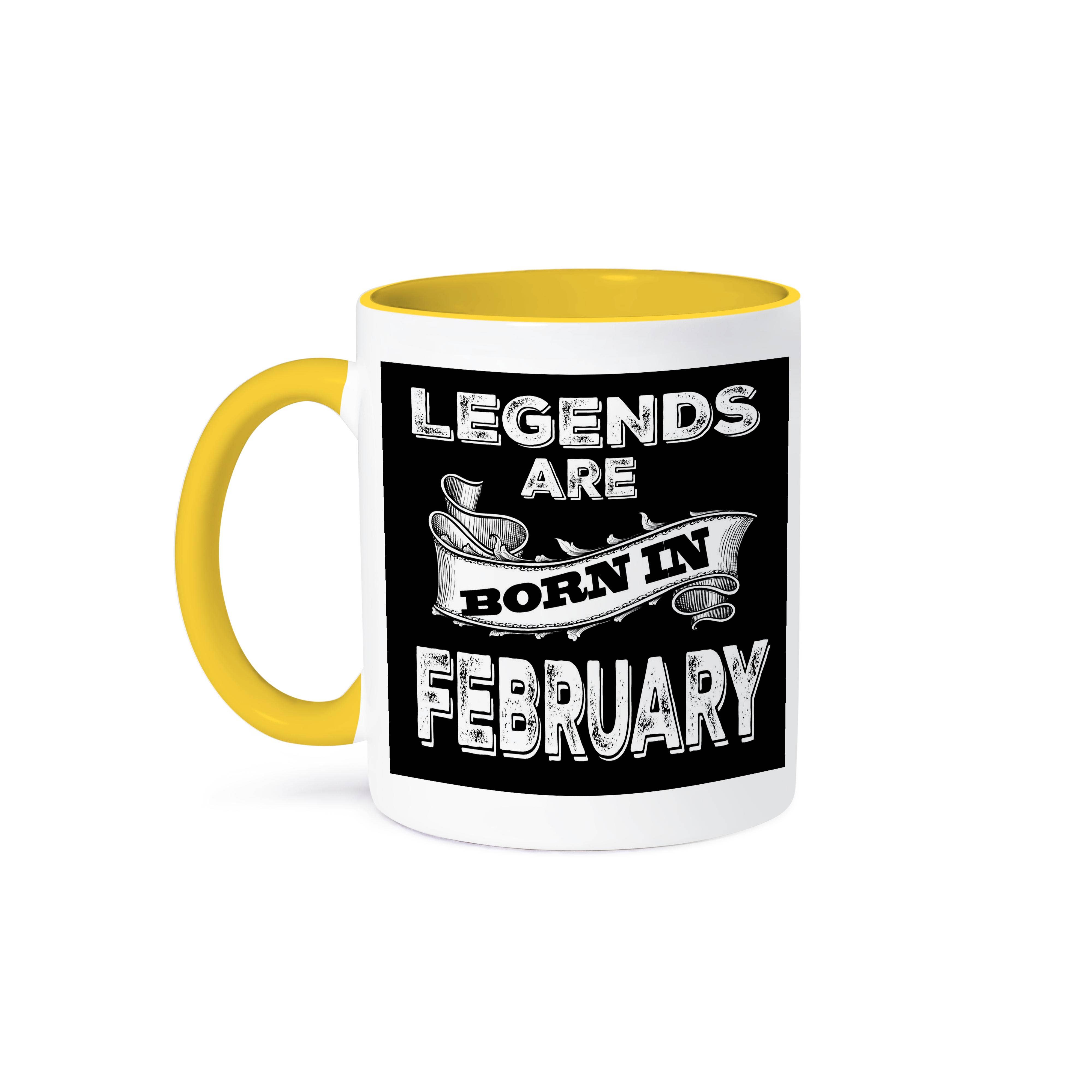 3dRose - Wholesale Coffee Mug - 3dRose, Legends are born in February., Mug0
