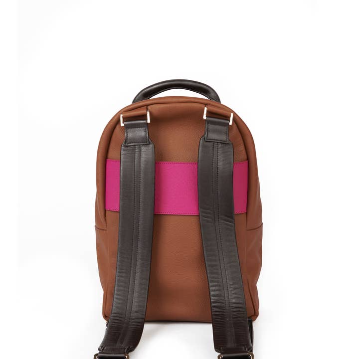 ALLBYB - Vente Sac à dos – femme - Sac à dos Grace en cuir rose
