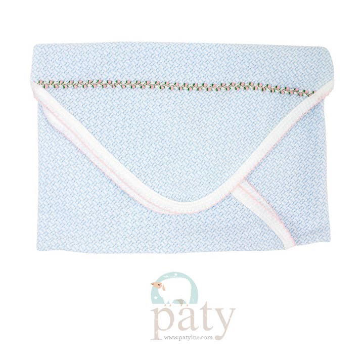 Paty Knit Receiving/Swaddle Blanket (Ruth) #207RUTH for wholesale by Paty