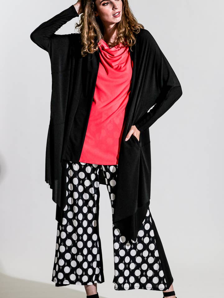 Artful Duster Manteau - Noir pour la vente par Khangura