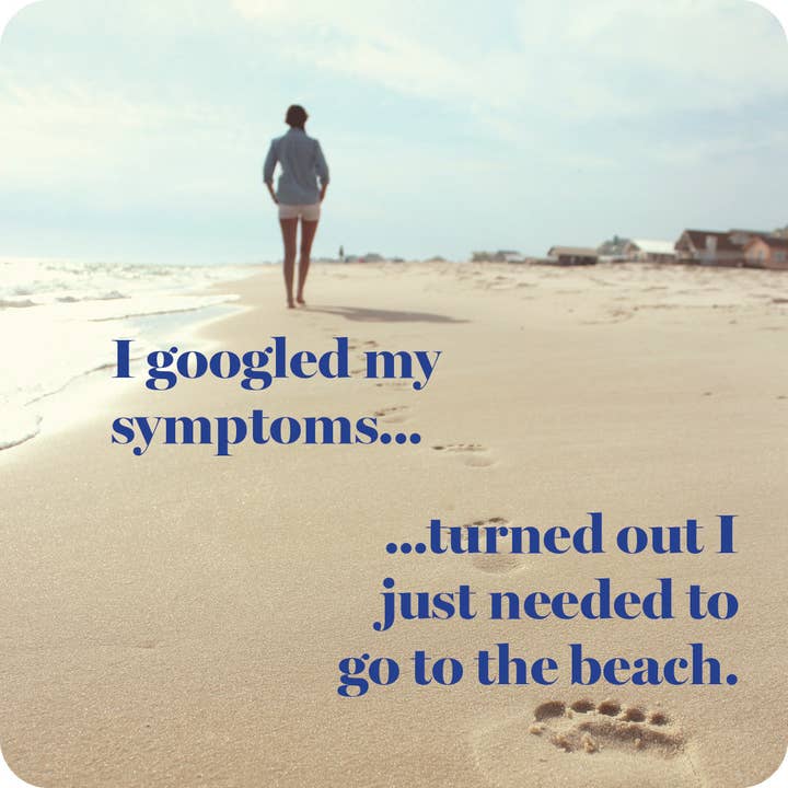 Drinks on Me - Wholesale Coasters - COASTER I Googled My Symptoms | Funny Gift | Home Bar Decor