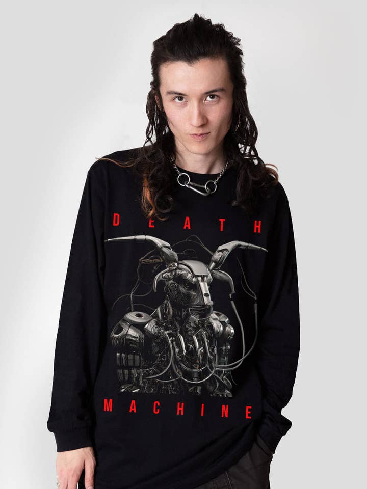 Death Machine - Long Sleeve for wholesale by Long Clothing