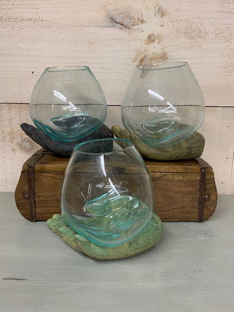 Asia West - Wholesale Decoratief bord/schotel/kom - Glazen terrarium/open hand terrarium/intentiekom2