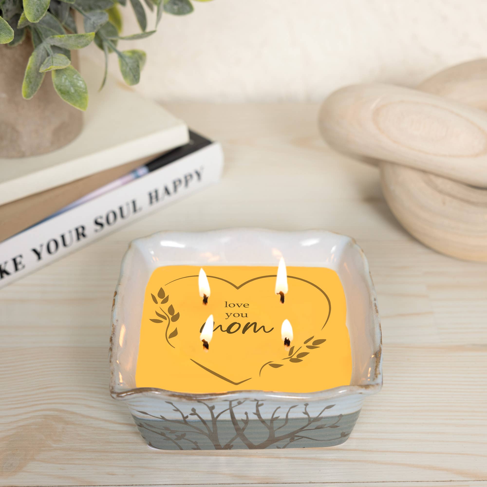 Pavilion - Wholesale Novelty Candle - Mom- 9 oz - 100% Soy Wax Reveal Candle Scent: Tranquility1